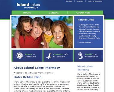 Island Lakes 
Pharmacy Website